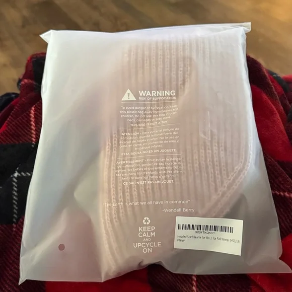 NWT Melifluos Hooded Scarf Beanie for Women Balaclava Scarves Hat, Pink - Picture 5 of 6